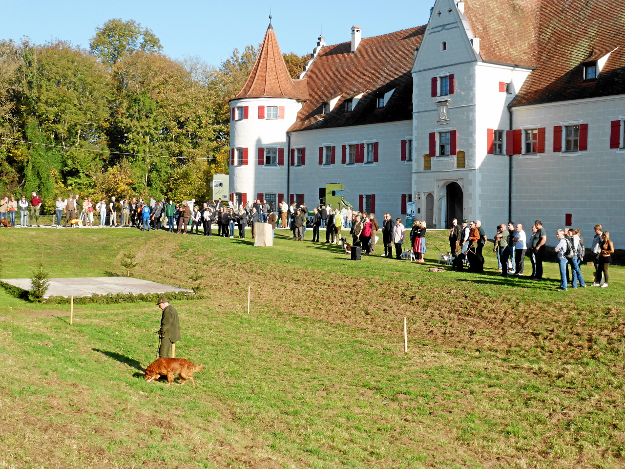 Schloss Grünau, Jagd und Fischerei, Jagd und Hund, 